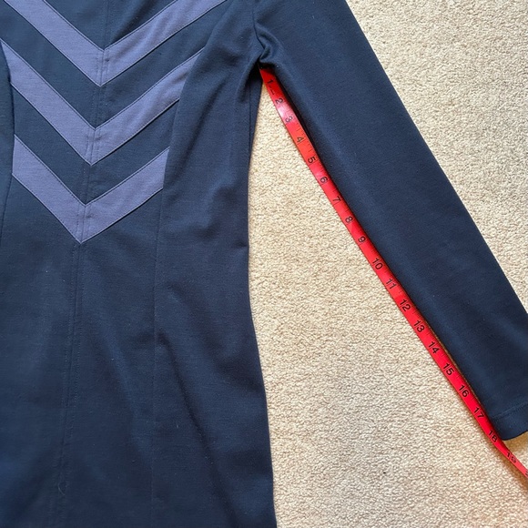 Birds of North America Purple Mini Long Sleeve Jersey Dress Size 2 - Picture 13 of 13